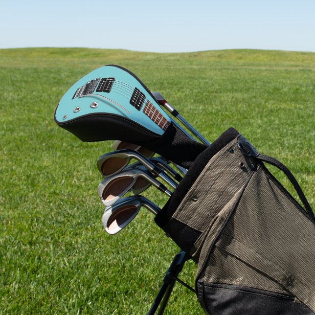 Electric Guitar Golf Head Cover (In Situ)