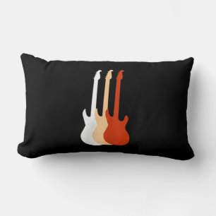 Electric Guitar - Guitar Player Music Lumbar Pillow
