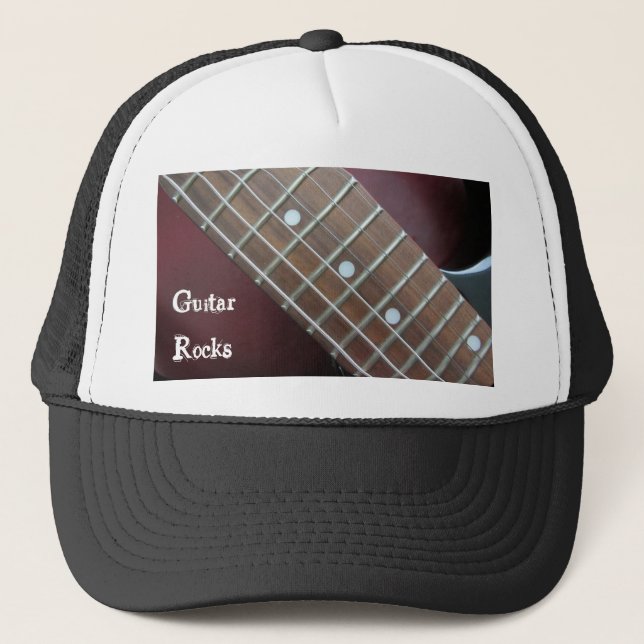 Electric Guitar - Guitar Rocks Trucker Hat (Front)