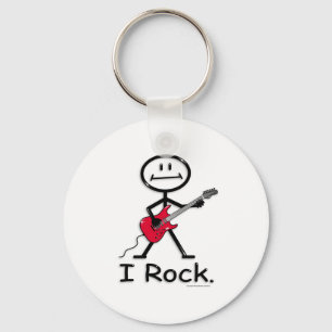 Electric Guitar Keychain