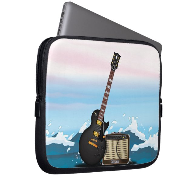 Electric Guitar Laptop Sleeve (Front Right)