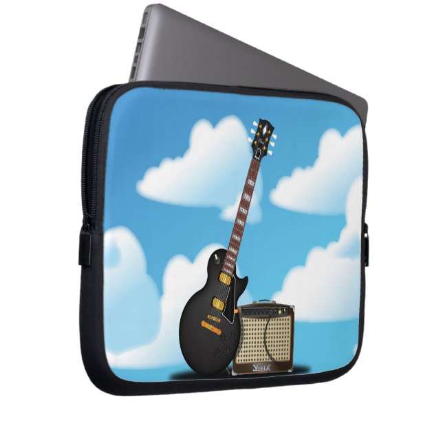 Electric Guitar Laptop Sleeve (Front Right)
