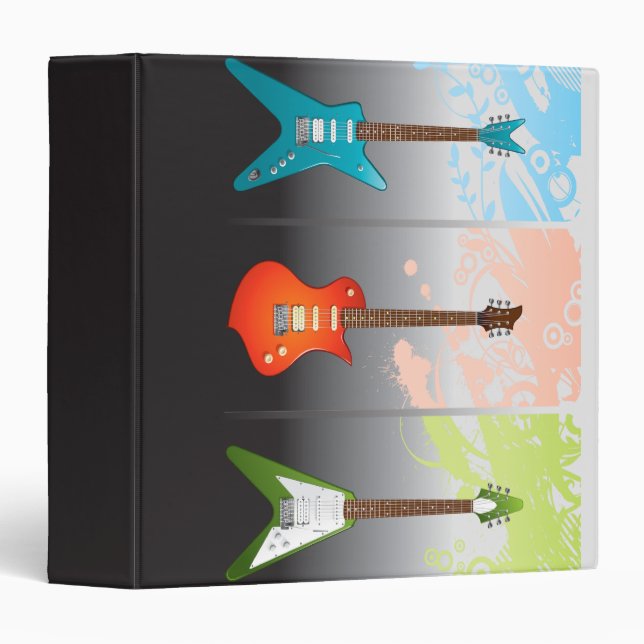 Electric Guitar Lovers Dream Binder (Front/Spine)