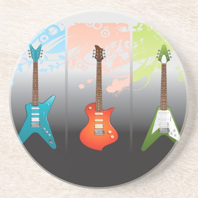 Electric Guitar Lovers Dream Coaster (Front)