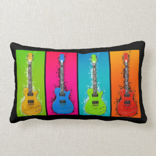 Electric Guitar Lumbar Pillow