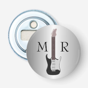 Electric Guitar Monogrammed Bottle Opener