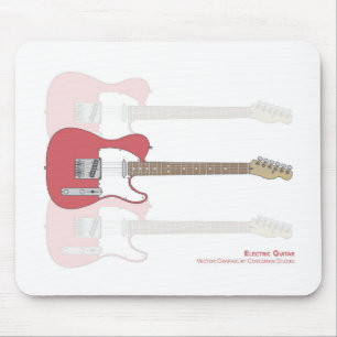 Electric Guitar Mouse Pad