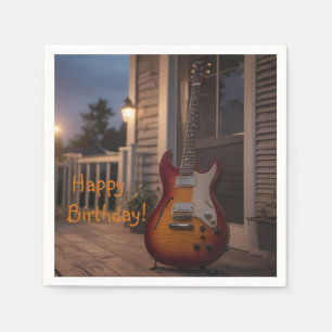 Electric Guitar Napkin