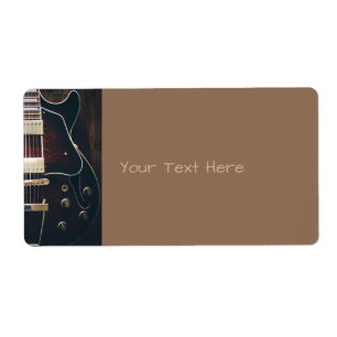 Electric Guitar On Black