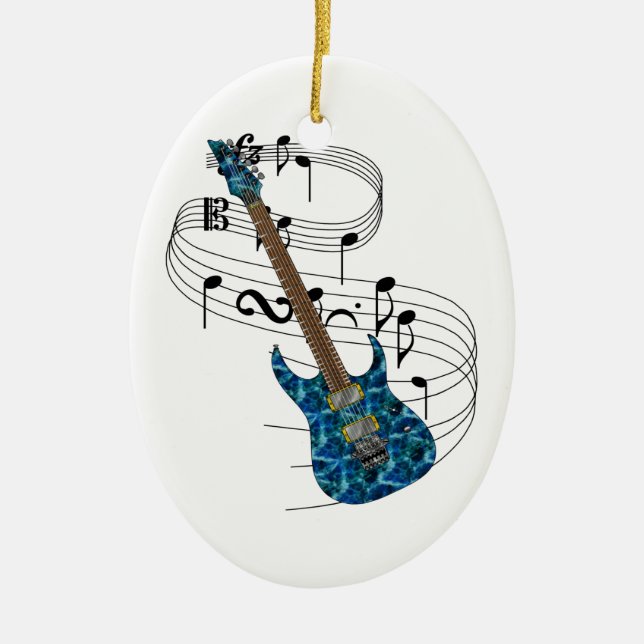 Electric Guitar Ornament (Front)