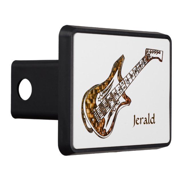 Electric Guitar Personal Trailer Hitch Cover (Right)
