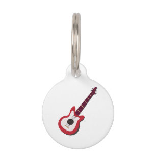 Electric Guitar Pet Tag