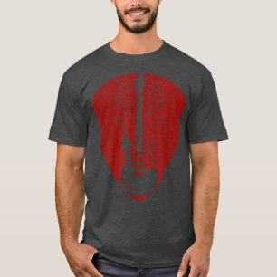 Electric Guitar Pick Rock Guitarist  T-Shirt