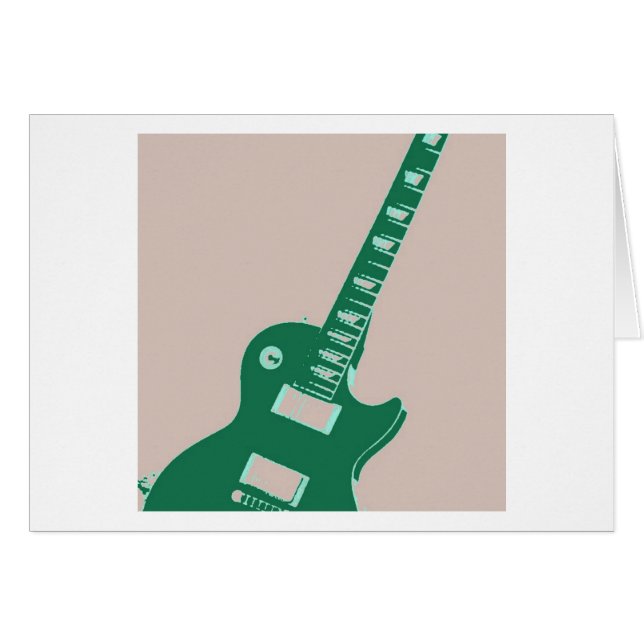 Electric Guitar Pop Art (Front Horizontal)