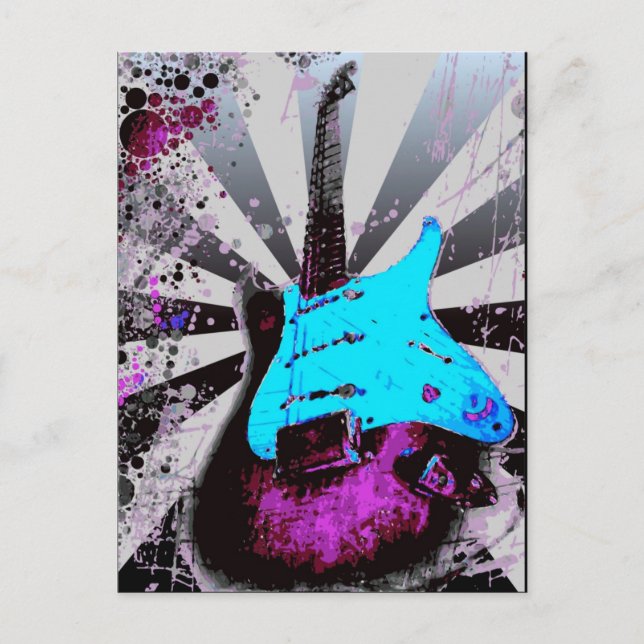 Electric Guitar Postcard (Front)