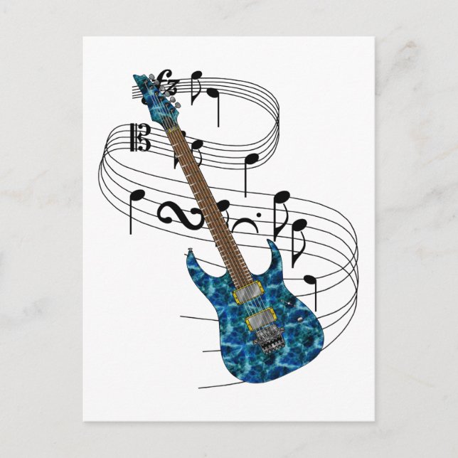 Electric Guitar Postcard (Front)