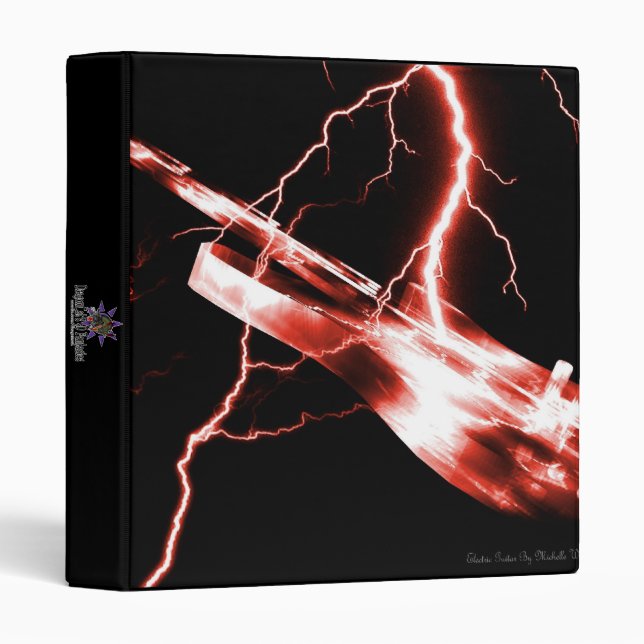 Electric Guitar Red Binder (Front/Spine)