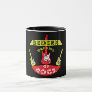 Electric Guitar Rock Dreams   Rock   Music Mug