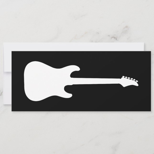 electric guitar silhouette (Front)