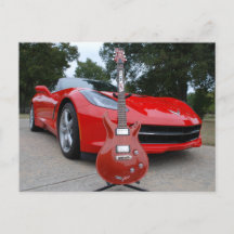 Electric Guitar & Sports Car