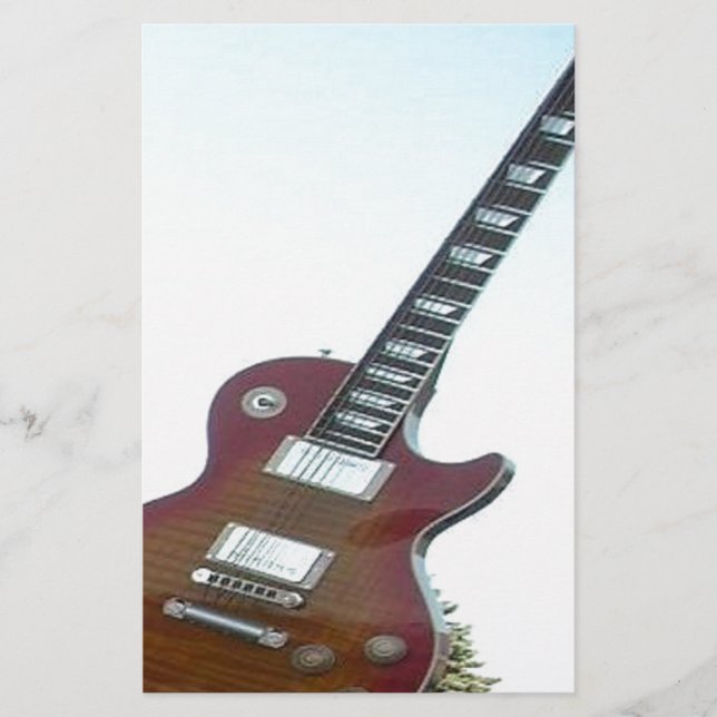 Electric Guitar Stationery (Front)