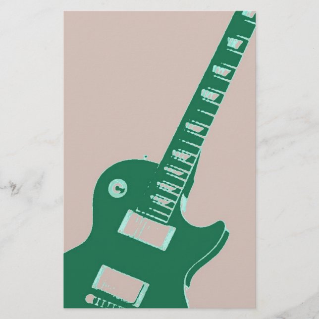 Electric Guitar Stationery (Front)