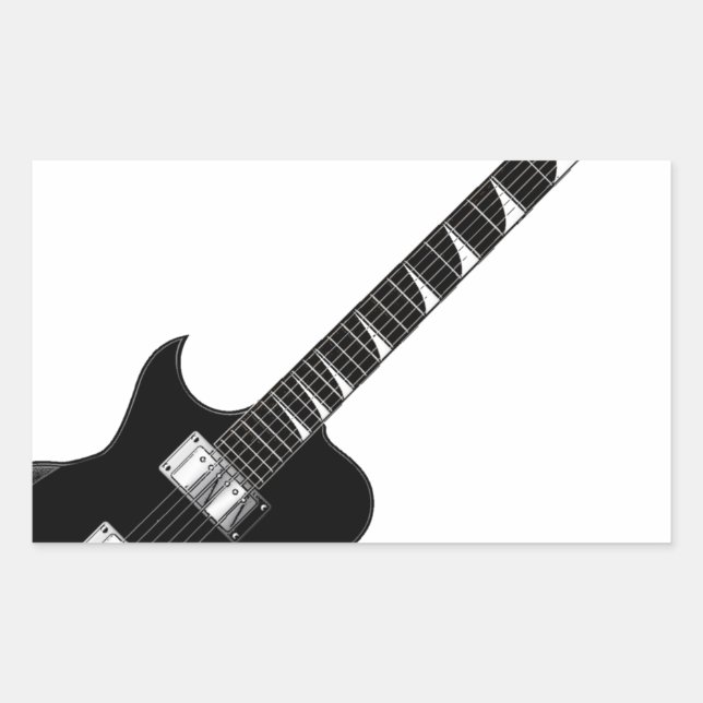Electric Guitar Sticker (Front)