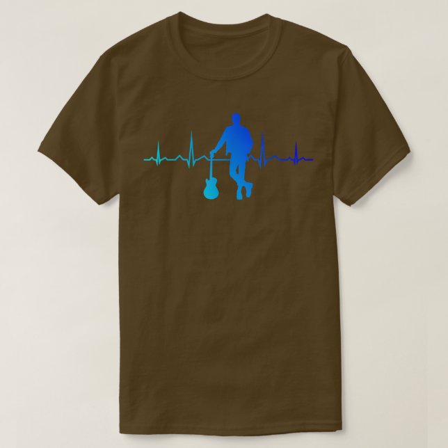 Electric Guitar  T-Shirt (Design Front)