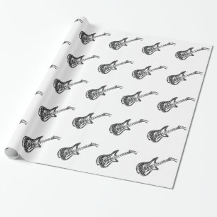 Electric Guitar Wrapping Paper