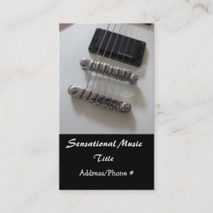 Electric Guitars Business Card