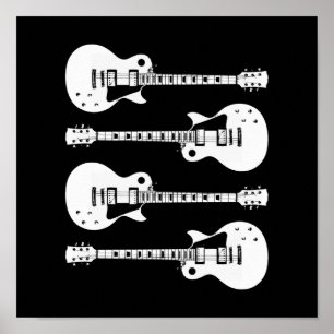 Electric Guitars Graphic Poster