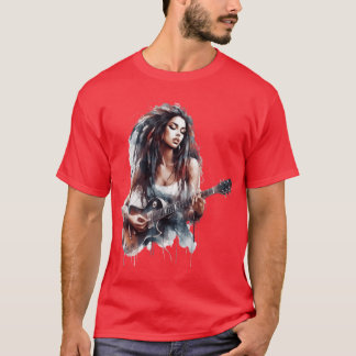 Electric Harmonieshe Guitarist and his Bewitching T-Shirt