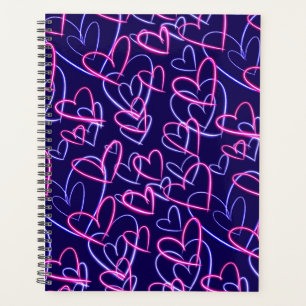 Electric Hearts Glow  Planner