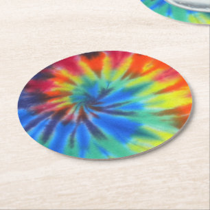 Electric Kool Aid Round Paper Coaster
