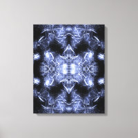 Electric Lightning Mandala Fractal Art
