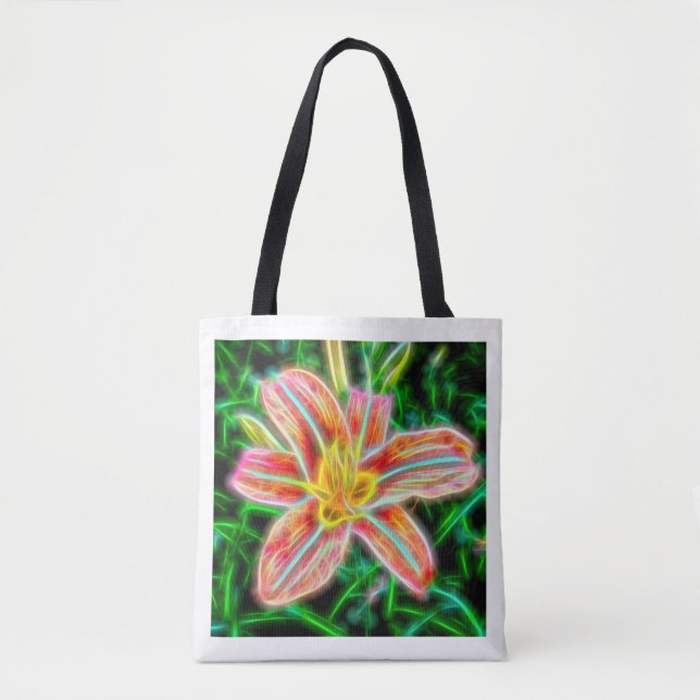 Electric Lily Tote Bag (Front)
