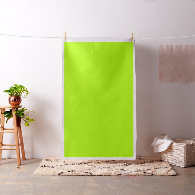 Electric Lime Green Accent Ready to Customize Fabric (In Situ)