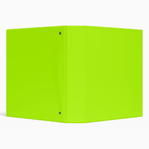 Electric Lime Green Colour Ready to Customize Binder