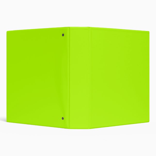 Electric Lime Green Colour Ready to Customize Binder (Background)