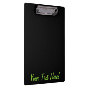 Electric Lime Green Colour Ready to Customize Clipboard