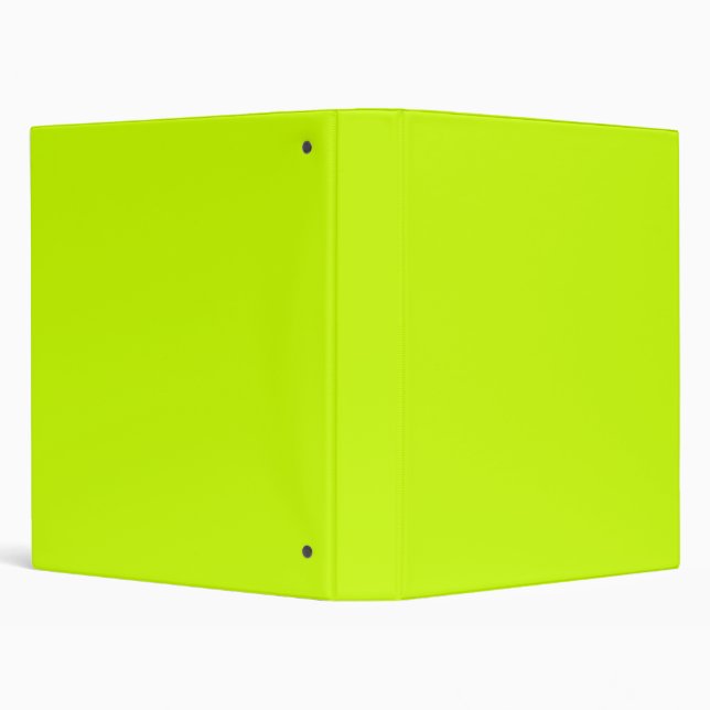 Electric Lime Solid Colour Binder (Background)