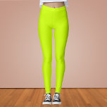 Electric Lime Solid Colour Leggings<br><div class="desc">Electric Lime Solid Colour</div>