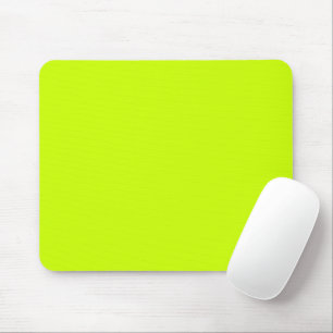 Electric Lime Solid colour Mouse Pad