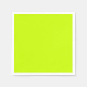 Electric Lime Solid colour  Napkin