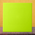 Electric Lime Solid Colour Tile<br><div class="desc">Electric Lime Solid Colour</div>
