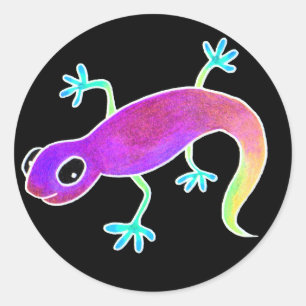 Electric Lizard! Classic Round Sticker