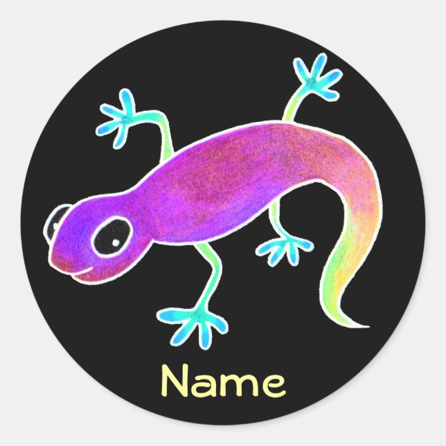 Electric Lizard Sticker (Front)