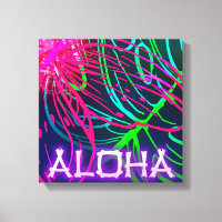 Electric Luau Tropical Night Neon Aloha