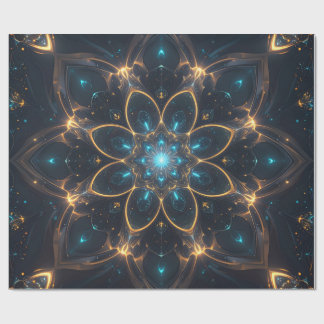 Electric Mandala Wrapping Paper