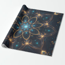Electric Mandala Wrapping Paper